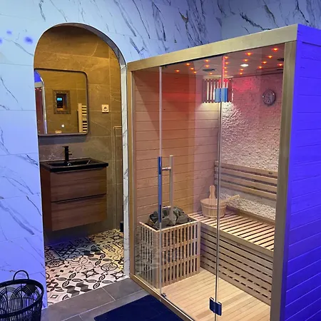 La Nuit De Reve Spa Privatif Jaccuzi Sauna Suite 1 Crouy Exterior foto
